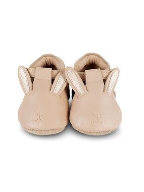 Donsje Blinc Bunny Shoes Pink Powder Metallic Nubuck 6-12 Months EU 18 US 2.5